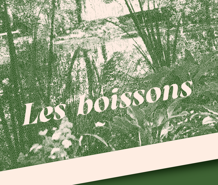 Le Jardin de Léonard - détail carte des boissons